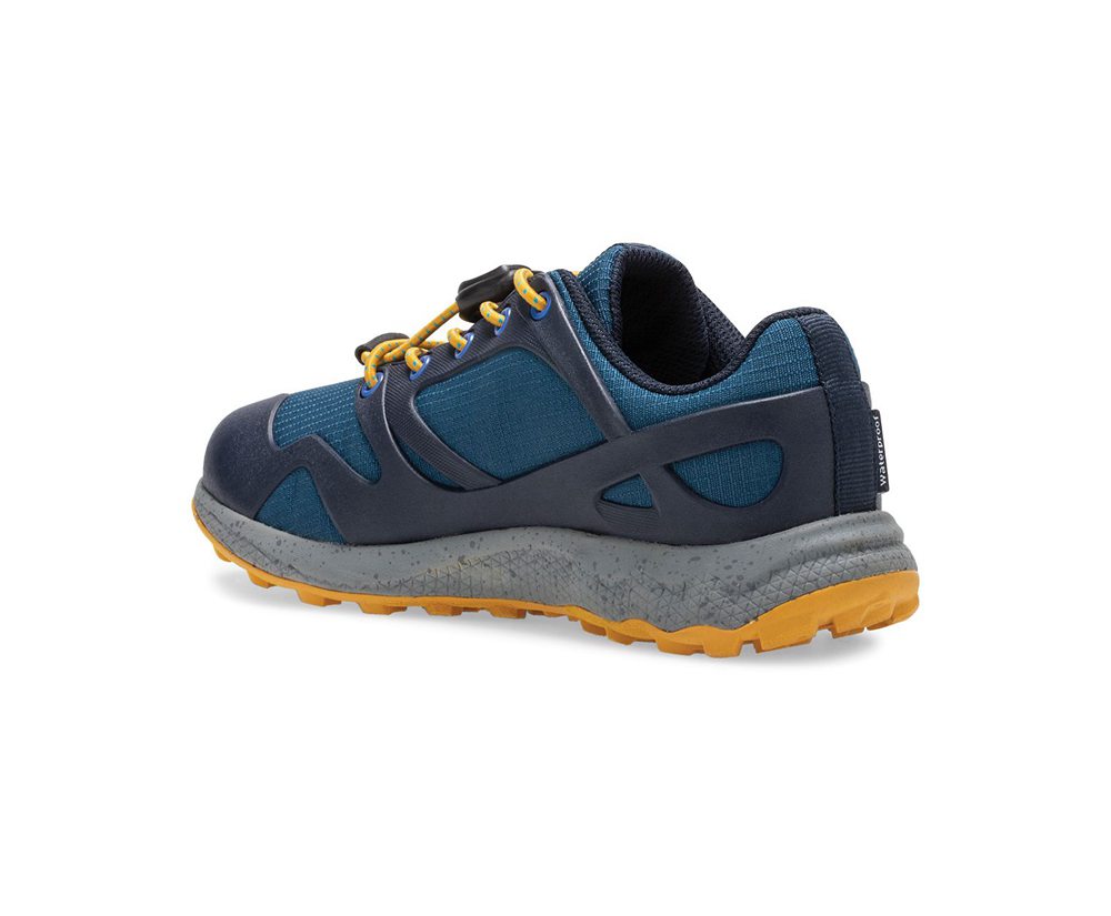 Buty Sportowe Merrell Dziecięce Granatowe - Altalight Niskie A/C Waterproof - 831097-LMA